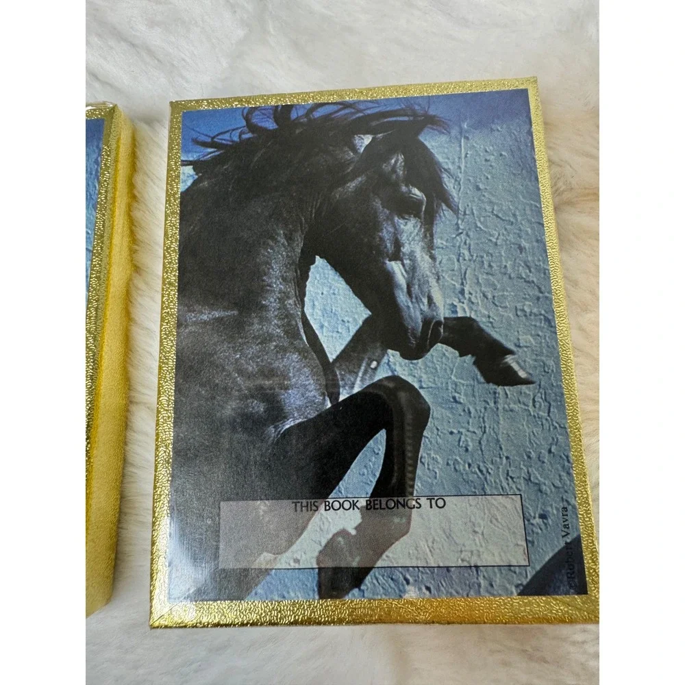 Antioch Bookplate Company Robert Vavra Black Horse Book Labels 2 Boxes NEW